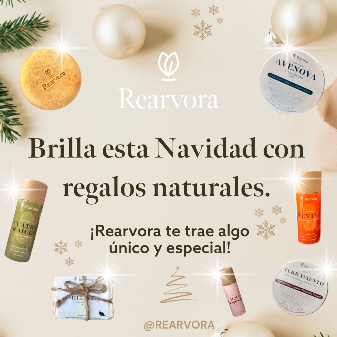 rearvora's tweet photo. 🎄 La Navidad llegó a Rearvora 🌿 Estamos preparando algo muy especial para ti 🎁 ¡Pronto te contamos más! #NavidadConsciente #Rearvora https://t.co/2MojJvxXDy