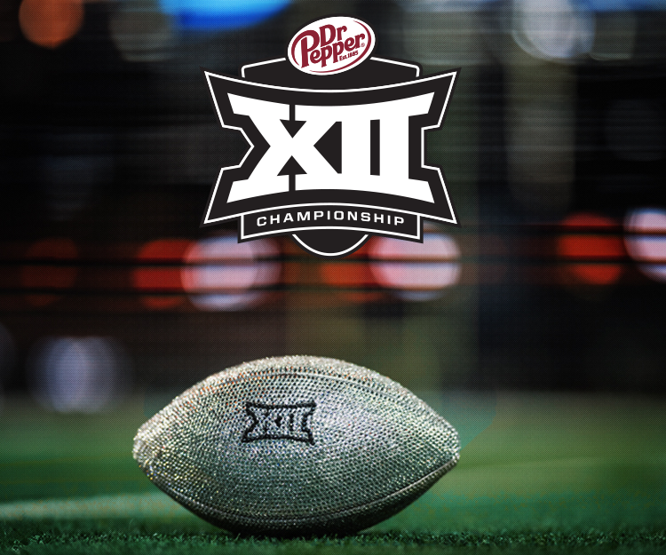 EastBreese's tweet photo. Shoutout @drpepper for keeping it real from the jump, first sponsor of the Big 12 Title Game back in 1996 and still rolling strong #ItsAPepperThing https://t.co/eClBcGbc0z