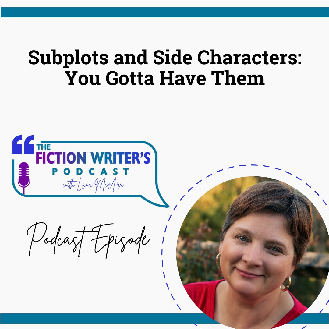 LanaMcara's tweet image. With every plot in a novel, there’s going to be a subplot.

Probably two.

Maybe even three.

Subplots and Side Characters: You Gotta Have Them 
youtu.be/sOSHe7fmQxM?si…

#subplots #sidecharacters #novel #fictionwriting #fictionwriterspodcast
