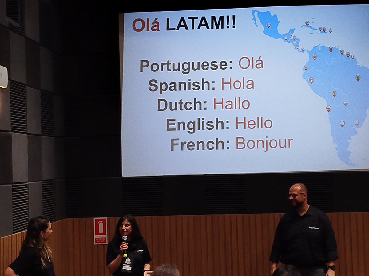 patyllanos's tweet image. Great presentation of @TomTom  english, portuguese  and spanish at #SotmLatam2024 #Belem 🇧🇷