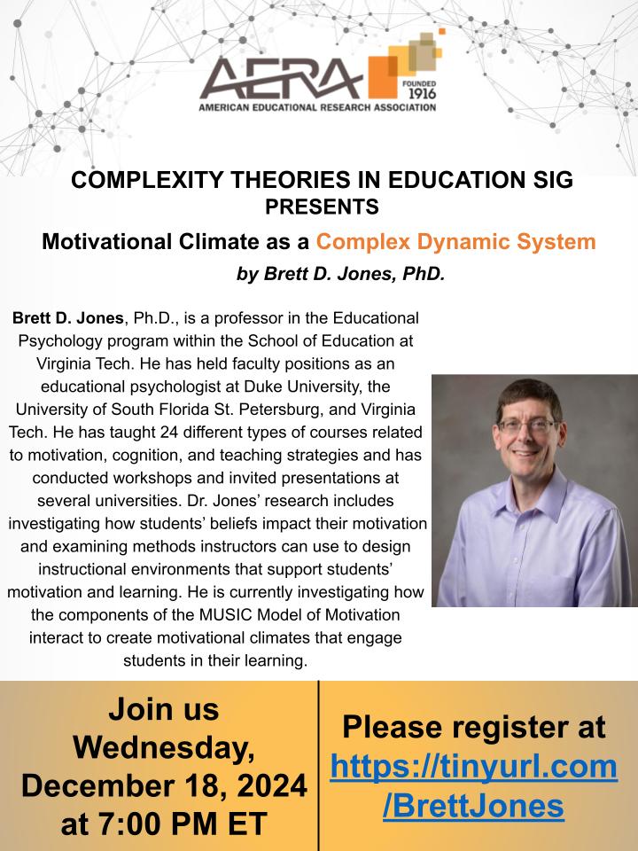 AERA Complexity SIG 17 tweet media