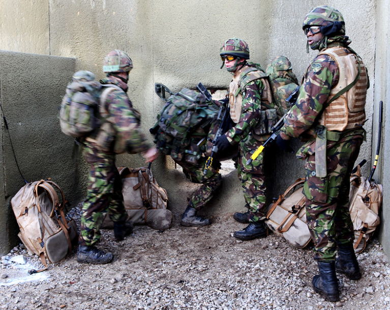 Operation Ruman 40 Commando 40 Commando Royal Marines deployed on CFX exercise in 2009, at Thetford ...