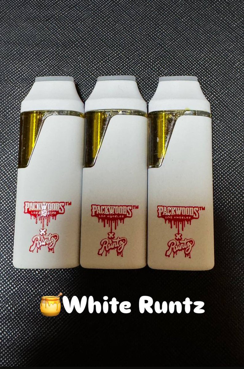 Mr_Haney2nd's tweet photo. 入荷情報ℹ️

🍯 PACKWOODS x Runtz

🍯・Amnesia Haze  「Black」

🍯・Durban Poison  「Yellow」

🍯・White Runtz      ｢White｣ https://t.co/JK3Tf1eOAp