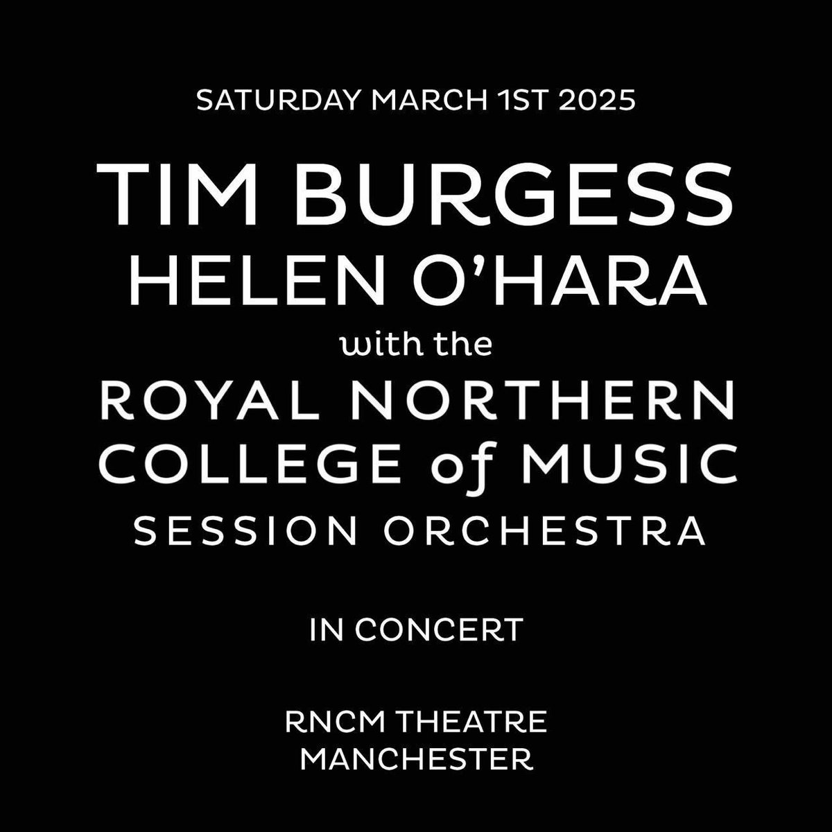 Tim_Burgess's tweet photo. Best jump in if you want to get someone tickets for Christmas

They won’t be around for long - forty musicians and singers including me, Helen O’Hara, Pete Salisbury and Wendy Smith 

❤️
https://t.co/X7P3hTSdS8 https://t.co/6huY1Kc3JL