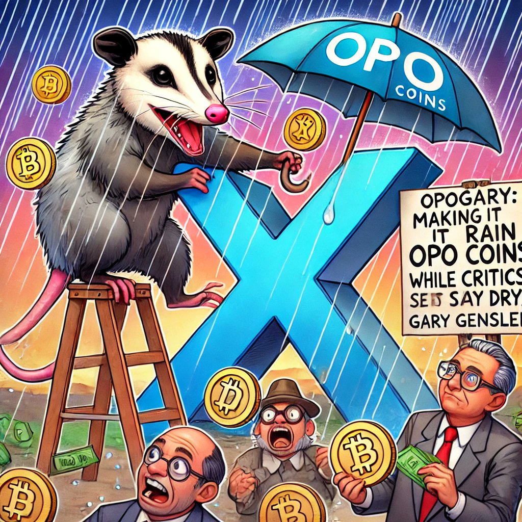 OpoGary: When Critics Get Rained On by OPO Coins!

🚿 Making it rain OPO coins on the X stage! While critics hide under umbrellas, we’re out here making history and memes. 😂 💬 Tag someone who can’t handle the rain of crypto freedom!
#OpoGary #CryptoComedy #OPOMemes #RainOfOPO