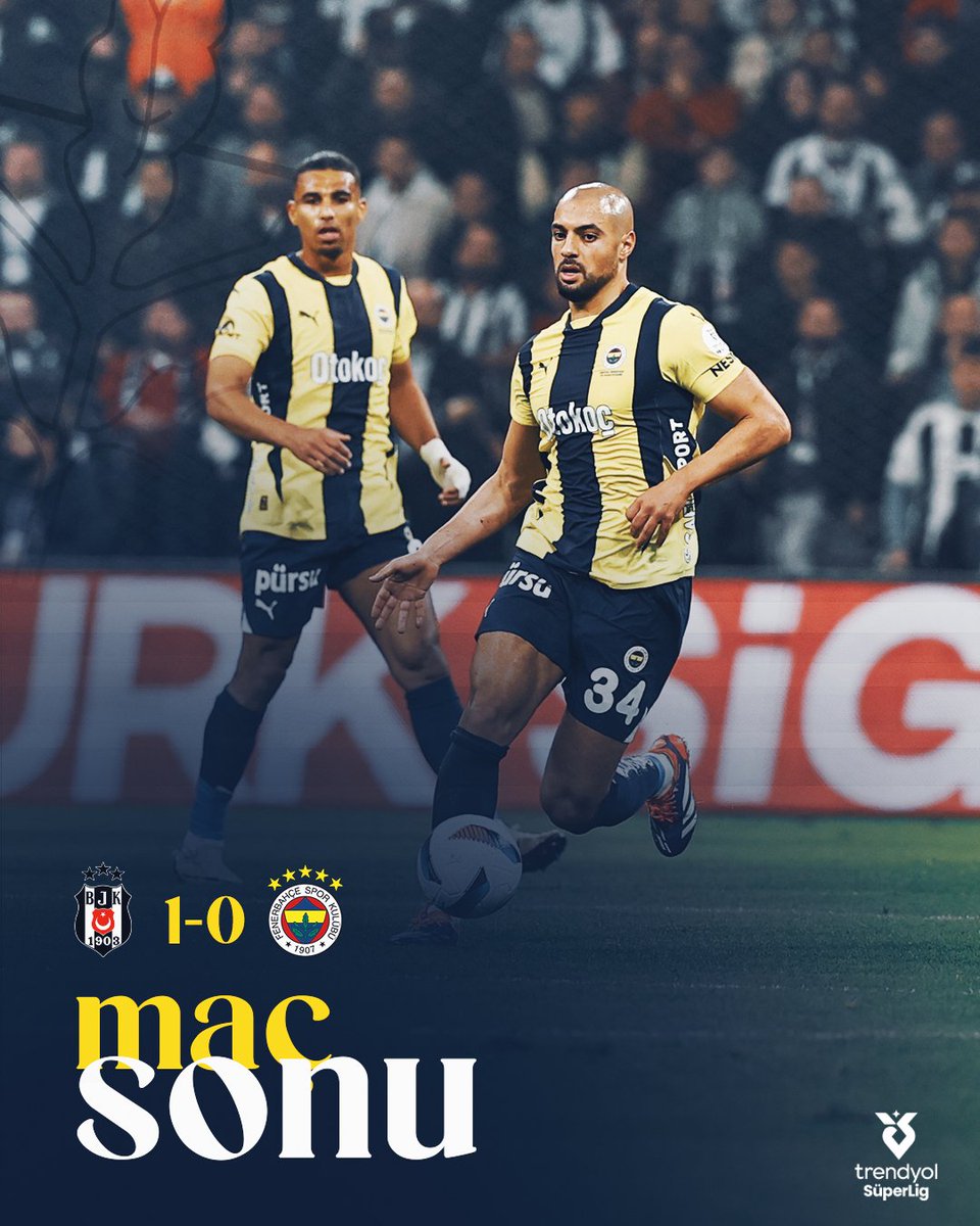 Maç sonucu: Beşiktaş 1-0 Fenerbahçe