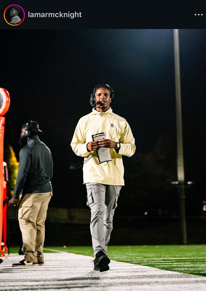 CoachDNuCSports's tweet photo. I’ll miss you Brother … R.I.P. to @HudsonCathFB Head Coach @LamarMcKnight_ who passed tragically last night !!! Gone way Too Soon !!! https://t.co/L2j3tFwfyL