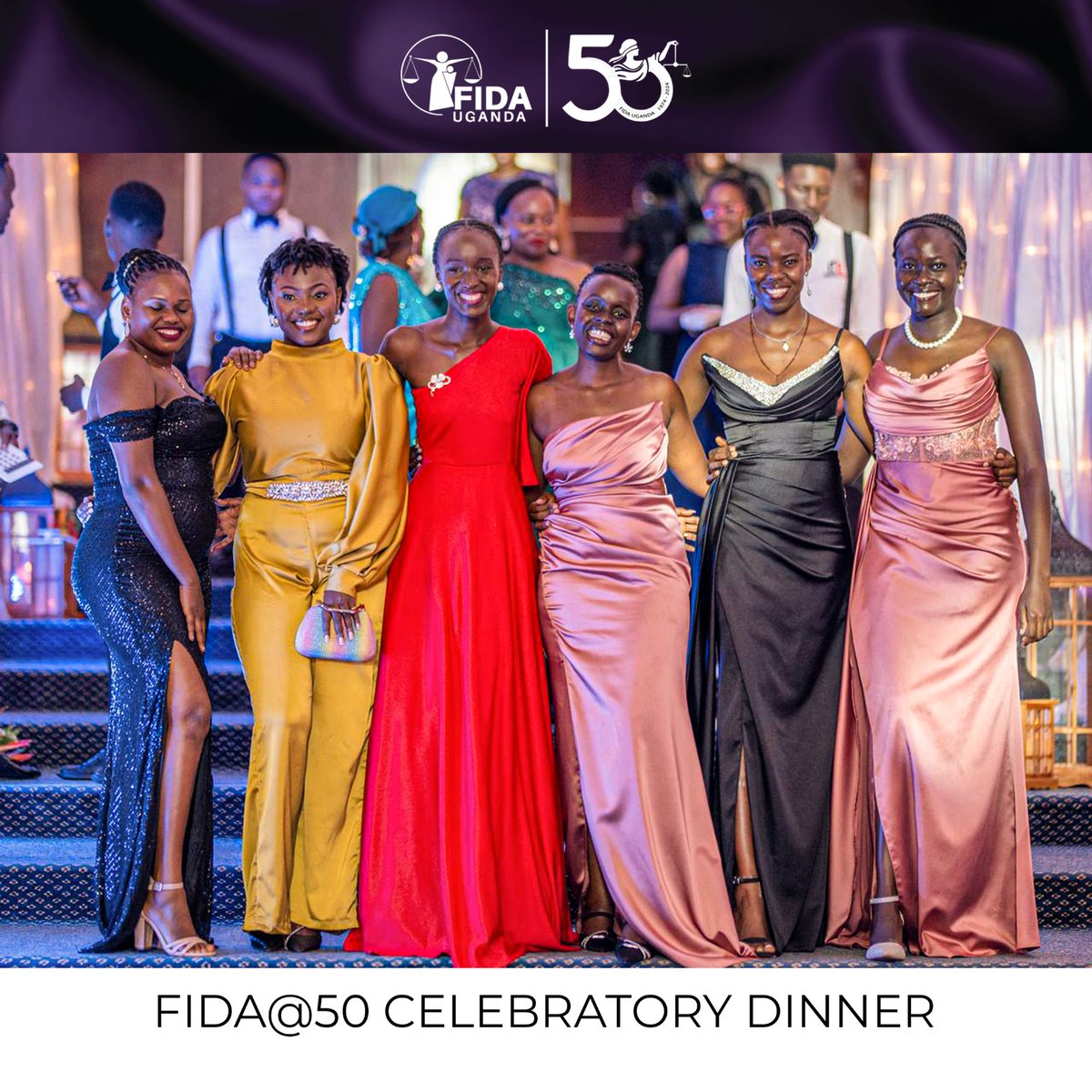 FIDA_Uganda's tweet photo. #FIDAAt50🥳 
#50YearsOfProgress

Our dinner is short of nothing but pure elegance, laughter, and cherished memories. ✨ https://t.co/h7l0cyK0LL