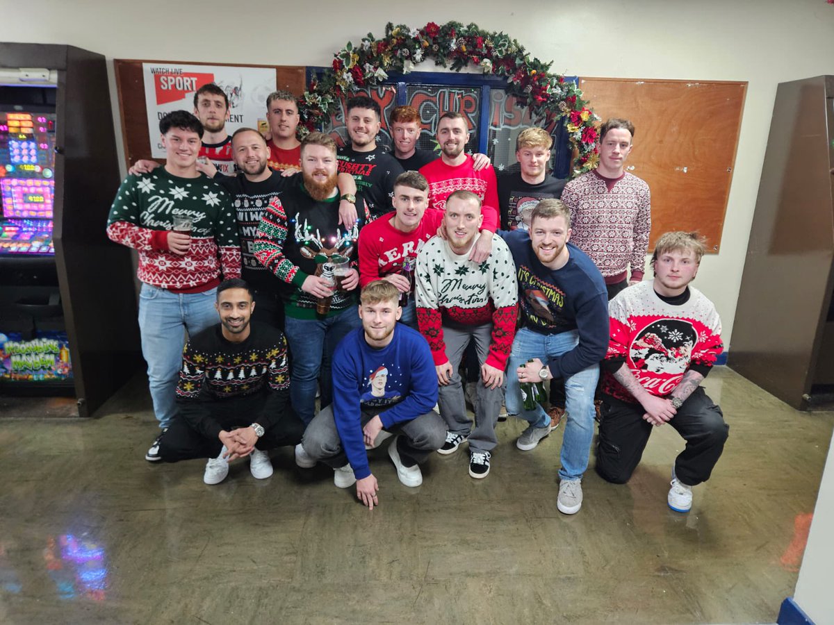 Today’s game was called off, but Christmas jumper day is on! 🧡🖤