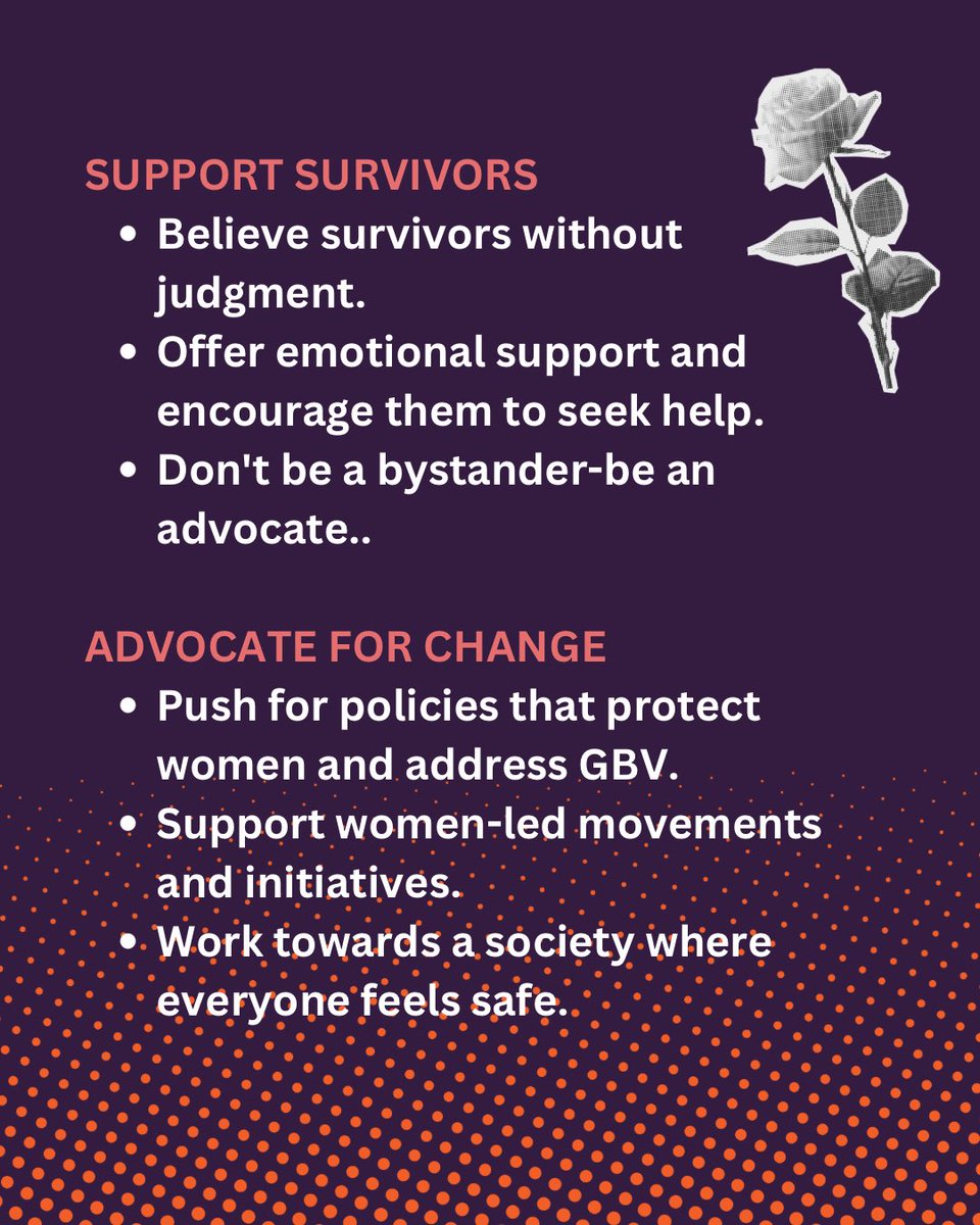 Day 12 of 16:

We look at men as allies, as change makers; as supporters for women and survivors.
