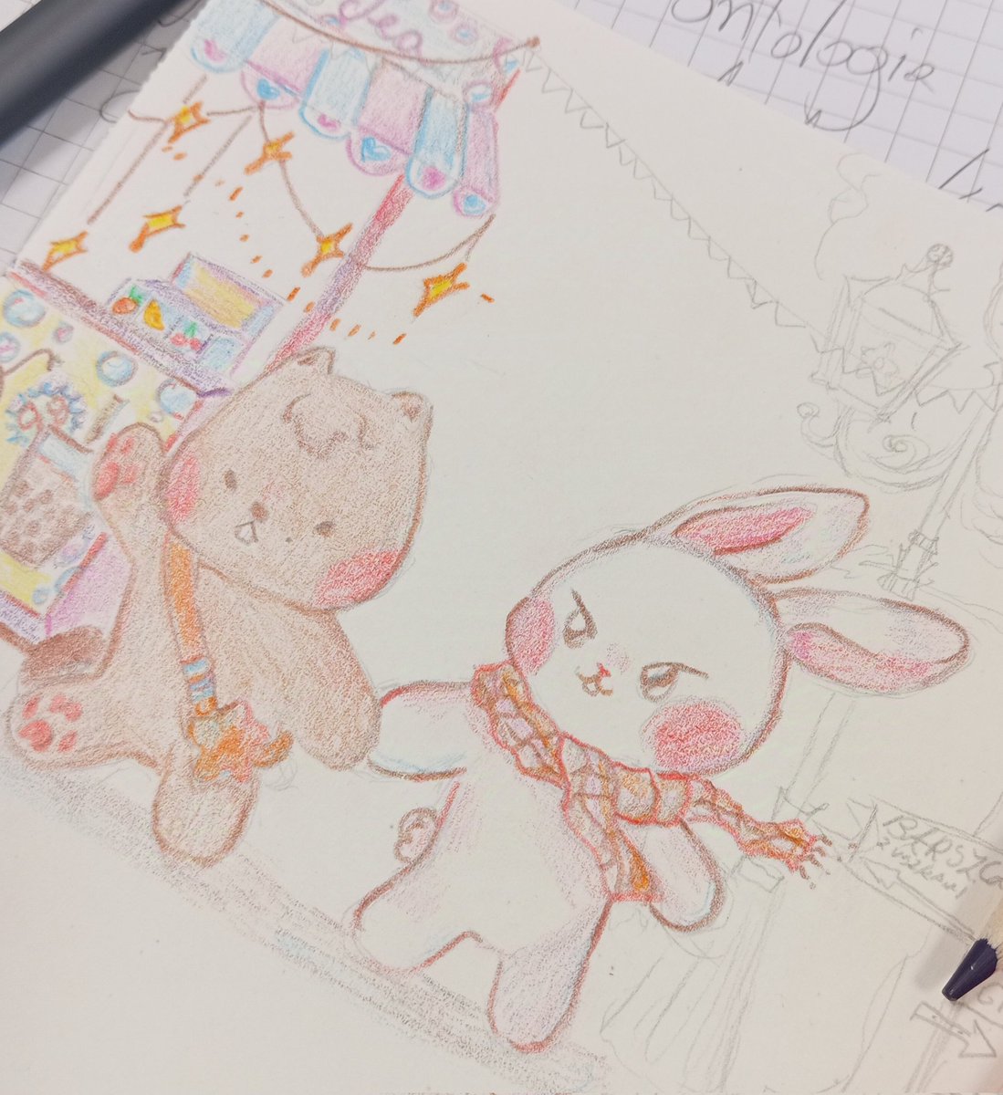 byongminki's tweet photo. skzoo doodles from uni cause why nawt https://t.co/cWsSsWZCcD