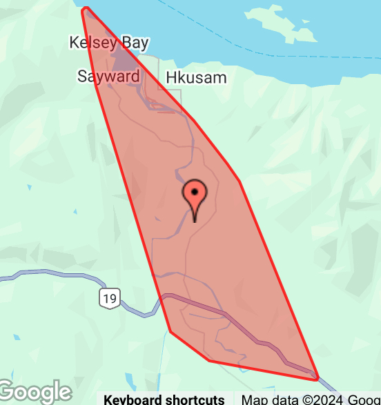 bchydro's tweet photo. We’ll be dispatching a crew to an outage affecting 687 customers in #Sayward and nearby communities. They’ll post updates as available here: https://t.co/vwcoFFFAI2 https://t.co/MZuIh8ZFTu