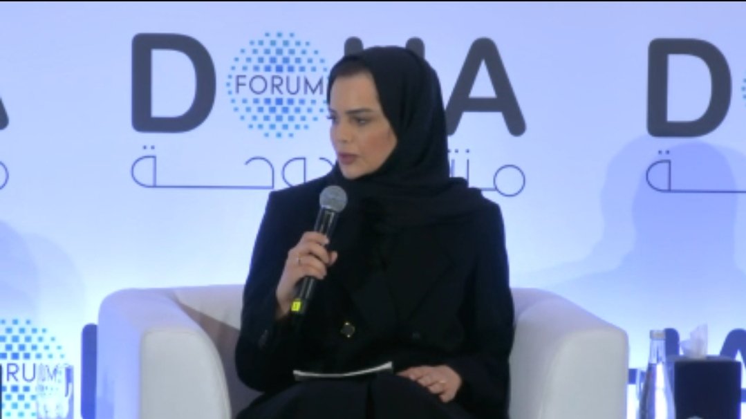 ILOQatar's tweet photo. At the #DohaForum today, we had an insightful and timely discussion about "Resilience and Innovation: Supporting women and girls in conflict and post-conflict situations"

Inclusive #SocialDialogue is critical to uplifting women's voices and rebuilding communities. #16Days https://t.co/K0yBPpepdA