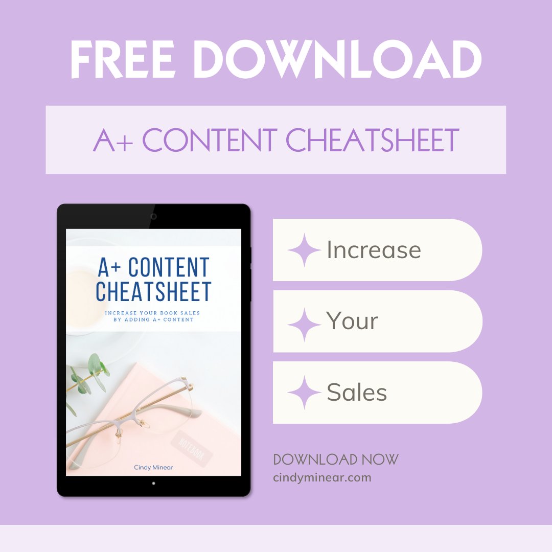 AududuC's tweet photo. 🚀Boost your book sales with our FREE A+ Content Cheatsheet! 📚Get step-by-step instructions on enhancing your books. Download now: https://t.co/8irSMLKLiK #BookCreators #APlusContent #SelfPublishing https://t.co/zTi8JTHTrT