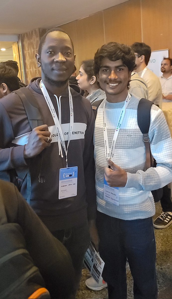 mubarakdaha's tweet photo. This year, I was honored to receive a special invitation from Shubhangi Gupta, the GDG Noida Community Organizer, to attend the 3rd DevFest Noida held at India Expo Mart, Greater Noida. https://t.co/rhbGtmqYHQ