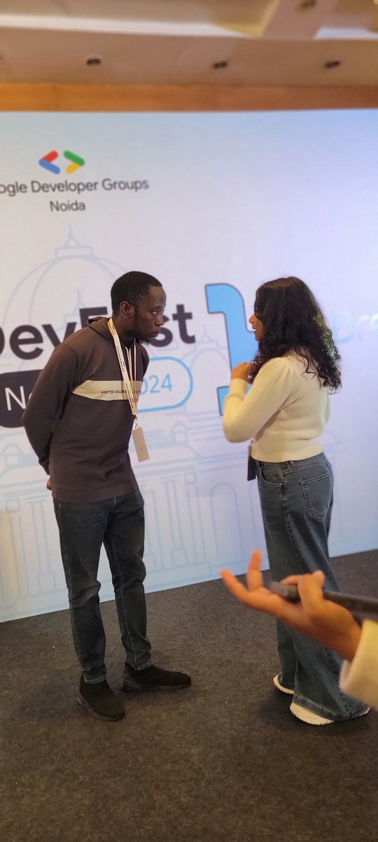 mubarakdaha's tweet photo. This year, I was honored to receive a special invitation from Shubhangi Gupta, the GDG Noida Community Organizer, to attend the 3rd DevFest Noida held at India Expo Mart, Greater Noida. https://t.co/rhbGtmqYHQ