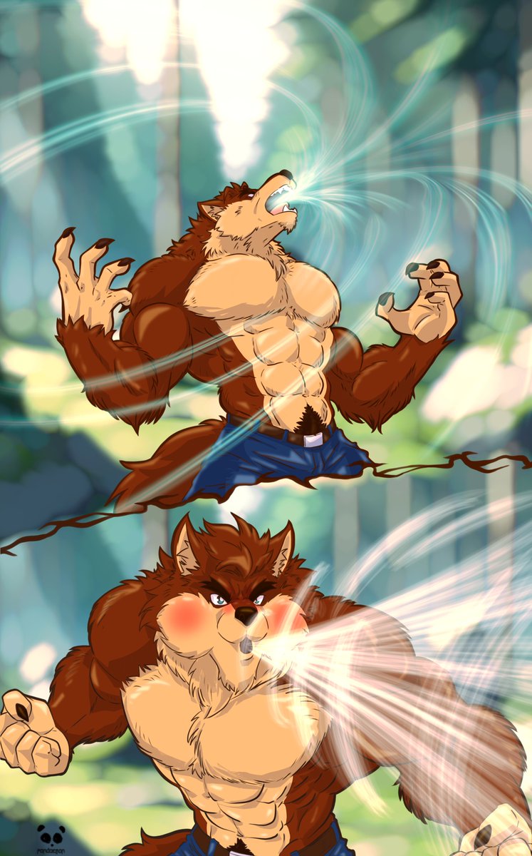 PandaemonDX's tweet image. BBW!! He will blow your... House down to the ground 馃槒 #bigbadwolf #wolf #blow #furryartwork #infinitepainter #magicdrawingpad