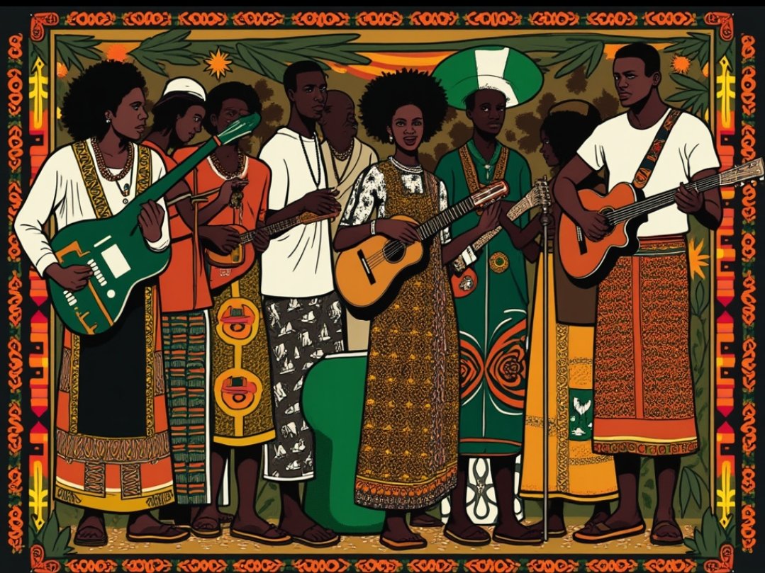Nigerian music is a vibrant fusion of numerous genres, deeply rooted in the country's rich cultural tapestry, with over 250 ethnic groups contributing unique musical styles. The most internationally recognized genres include Indigenous, Apala, Fuji, Jùjú, Afrobeat, Afrobeats,