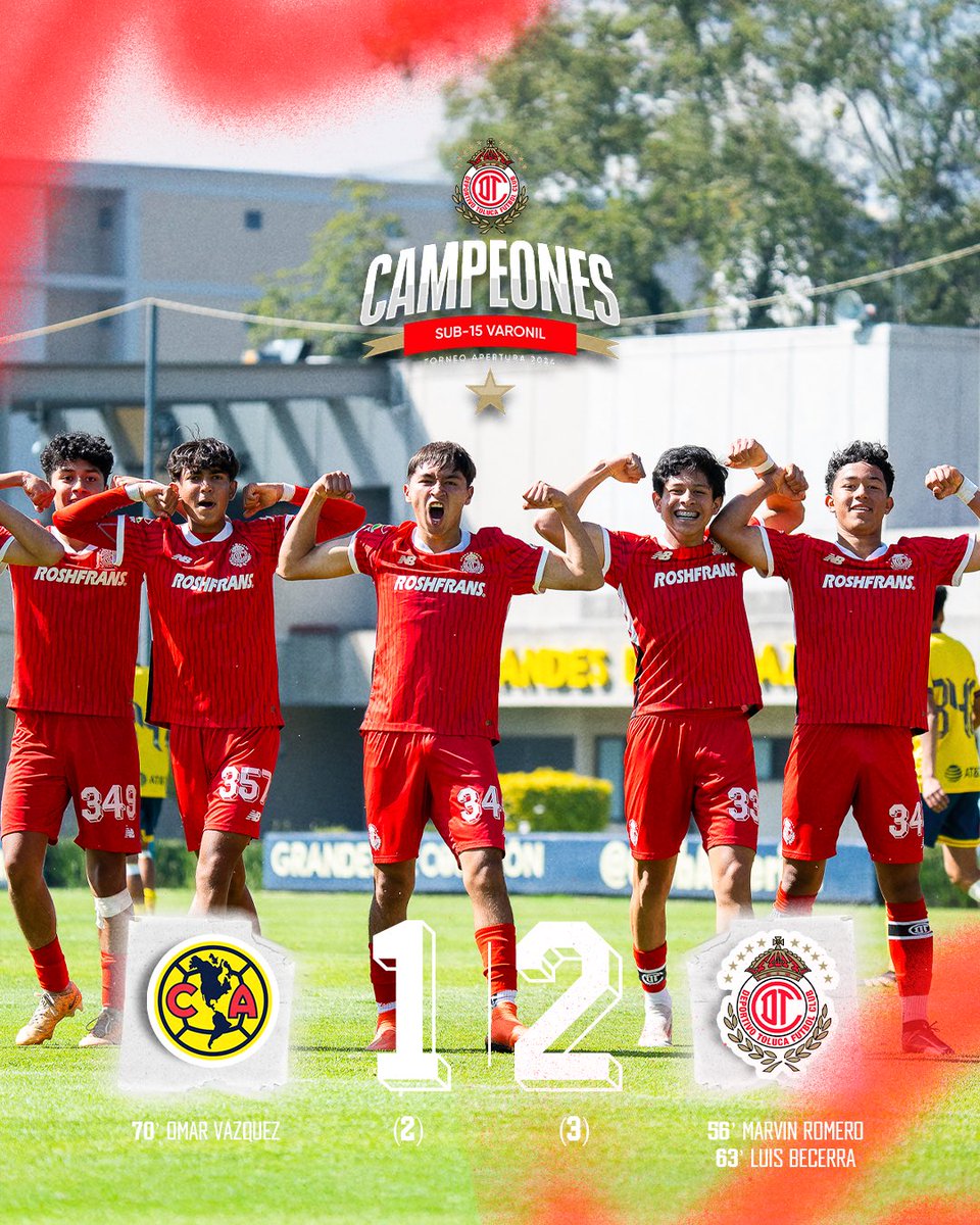 tolucafc_fb's tweet photo. #Sub15 | Final Vuelta 

¡SOMOS CAMPEONES! 🏆😈

#TodosJuntos https://t.co/24GMZg4HVa