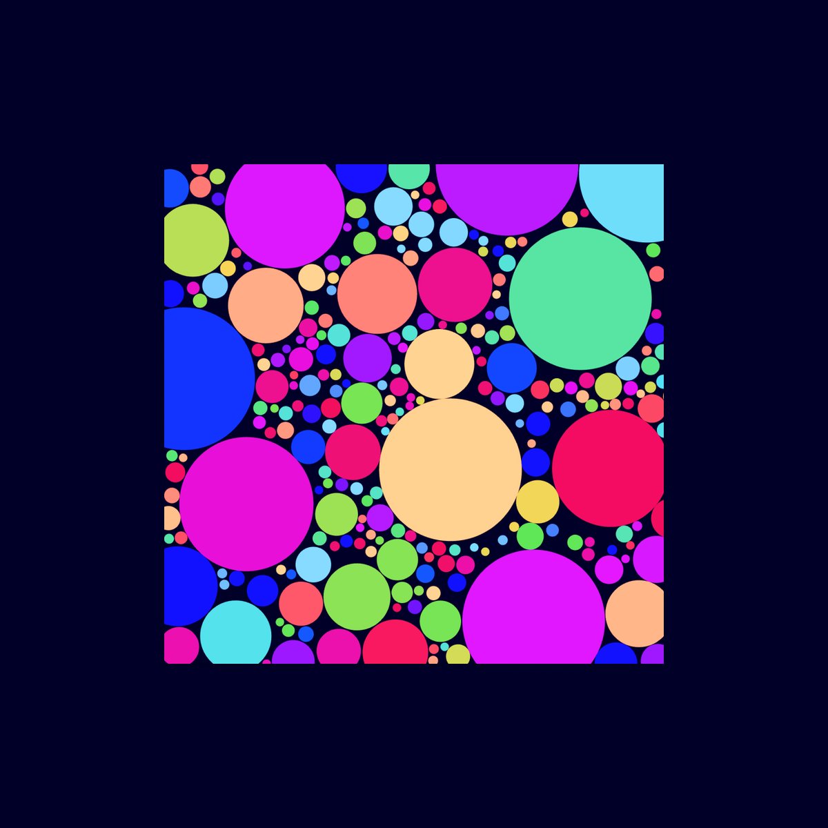 vivid circle packing