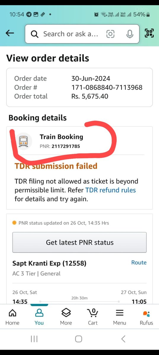 Only1Rakesh's tweet photo. Here are the proofs which showed, already received the amount from irctc https://t.co/HZozzZr8PY
