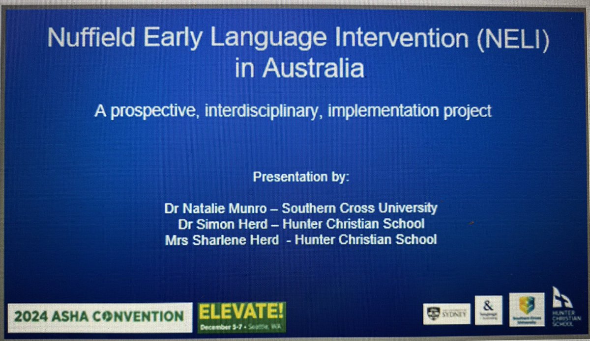 NatalieMunro3's tweet image. Today at 1:30pm Seattle.
🇦🇺🇦🇺School principal, class teacher and SLP discuss implementing the Nuffield Oral language Intervention Program #ASHA2024
🐨🦘🌏🇦🇺