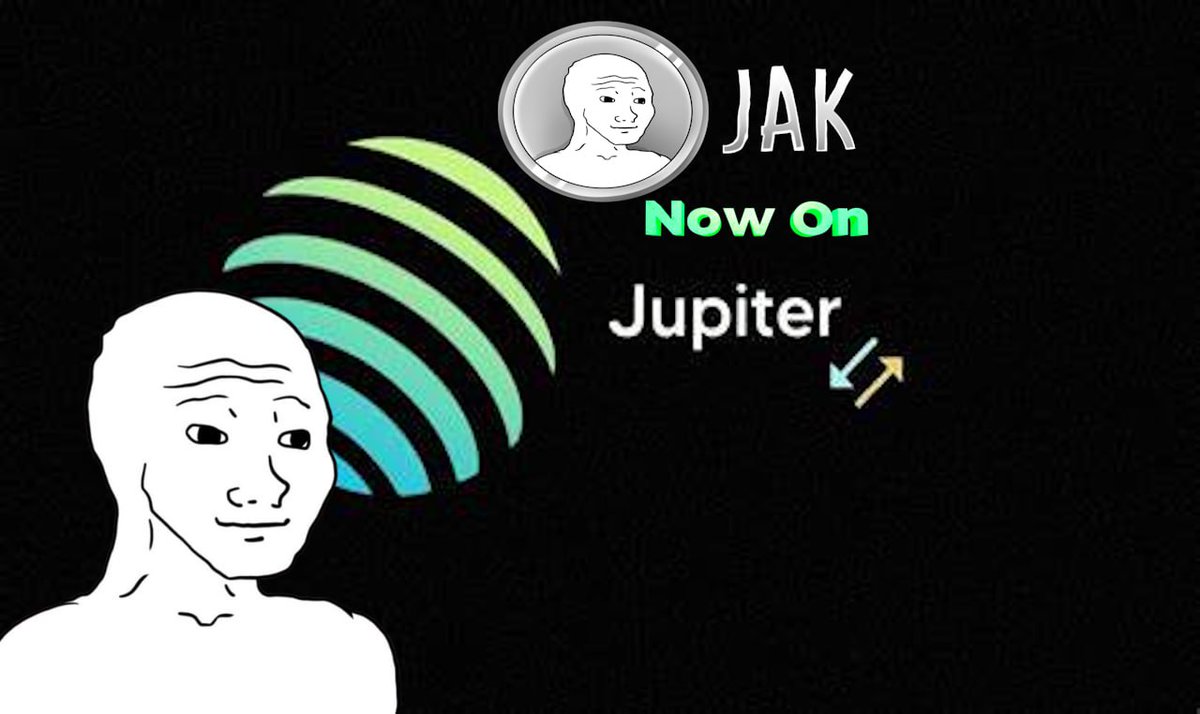We are Jupiter verified. $JAK 🤝 Jupiter: Both out of this world 💫

21K+ HOLDERS    

8000 TG MEMBERS

ONE FAMILY

We are $JAK, $JAK is us.

<a href="/JupiterExchange/">Jupiter</a>