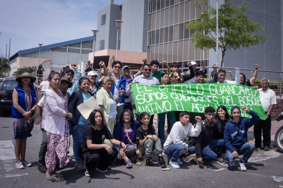 CDHGYE's tweet photo. 📢 La Comuna Ancestral Bajada de Chanduy y el @CDHGYE  presentaron una demanda de acción de protección contra @SNAI_Ec y @Ambiente_Ec en Santa Elena para detener la construcción de lacárcel de máxima seguridad.

#ComunasBajoAtaque 🧵 https://t.co/Savr4LfGcM