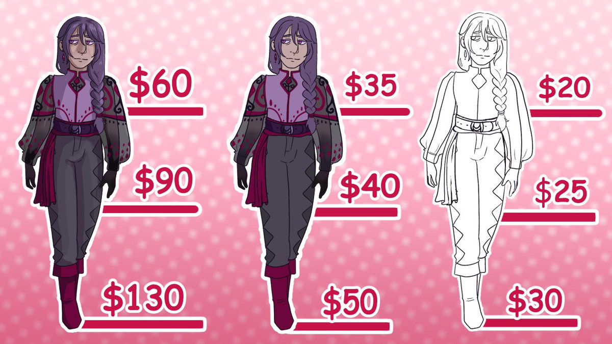 Commissions Form:
 docs.google.com/forms/d/e/1FAI…

Taking some commissions! I have 4 slots open.