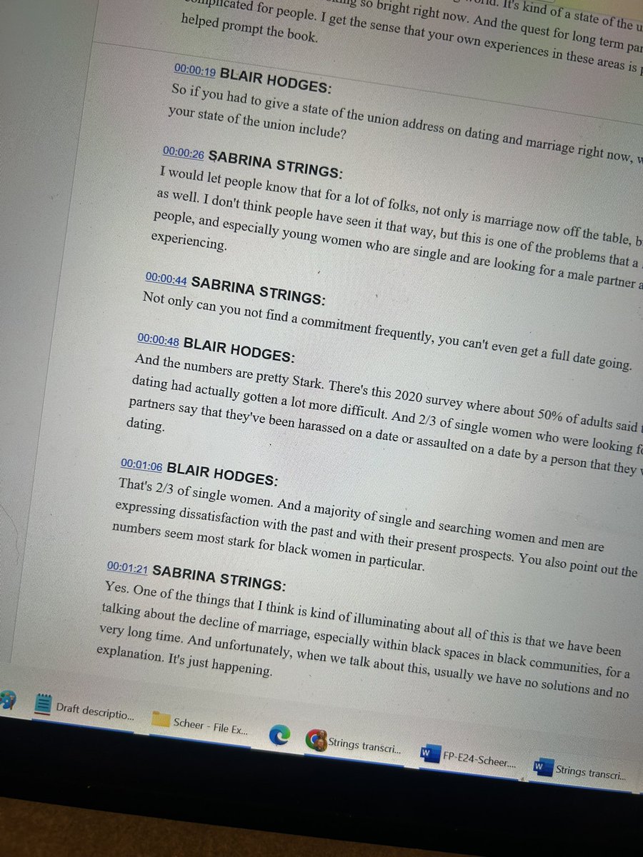 Question for Word experts. I am editing a podcast transcript, and the transcript software I use puts timestamps in before every transition. I want to know if there's some sort of macro I could run in a word document that would remove all of these automatically.