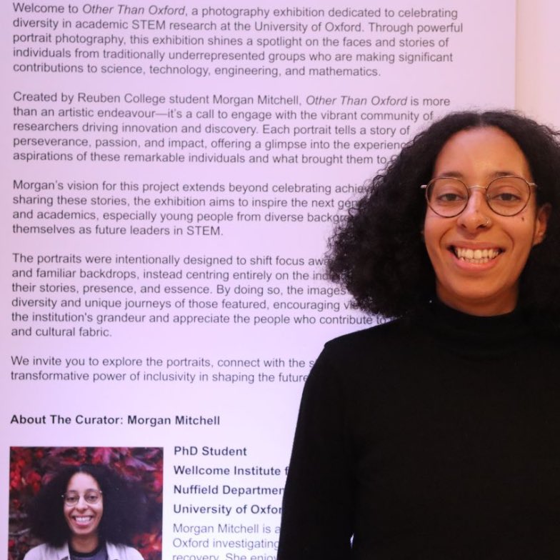 Honoured to be featured at Reuben College <a href="/UniofOxford/">University of Oxford</a> as part of <a href="/__MorganM/">Morgan Mitchell</a> ‘s incredible ’Other than Oxford’ project showcasing the talent of many esteemed colleagues. 
I’ve never been one to take note of my background/ethnicity, but love to know it could inspire many others 🙏
