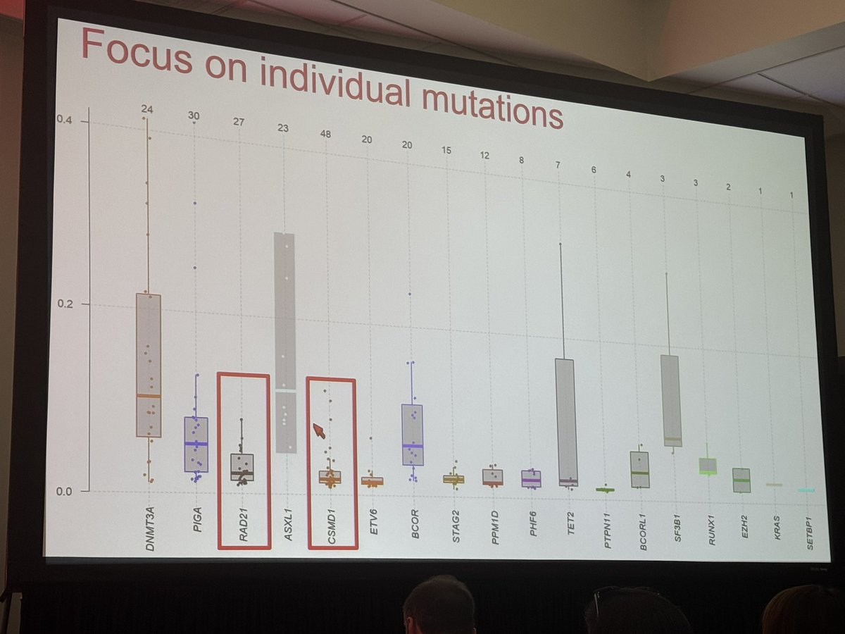 Emma M. Groarke (@emmamgroarke) on Twitter photo Very nice talk from <a href="/AustinKulasekar/">Austin Kulasekararaj</a> on #ClonalHematopoiesis from the <a href="/TheEBMT/">The EBMT</a> RACE trial. <a href="/KingsCollegeNHS/">King's College NHS</a> #ASH24 <a href="/ASH_hematology/">ASH</a> Very nice talk from <a href="/AustinKulasekar/">Austin Kulasekararaj</a> on #ClonalHematopoiesis from the <a href="/TheEBMT/">The EBMT</a> RACE trial. <a href="/KingsCollegeNHS/">King's College NHS</a> #ASH24 <a href="/ASH_hematology/">ASH</a>