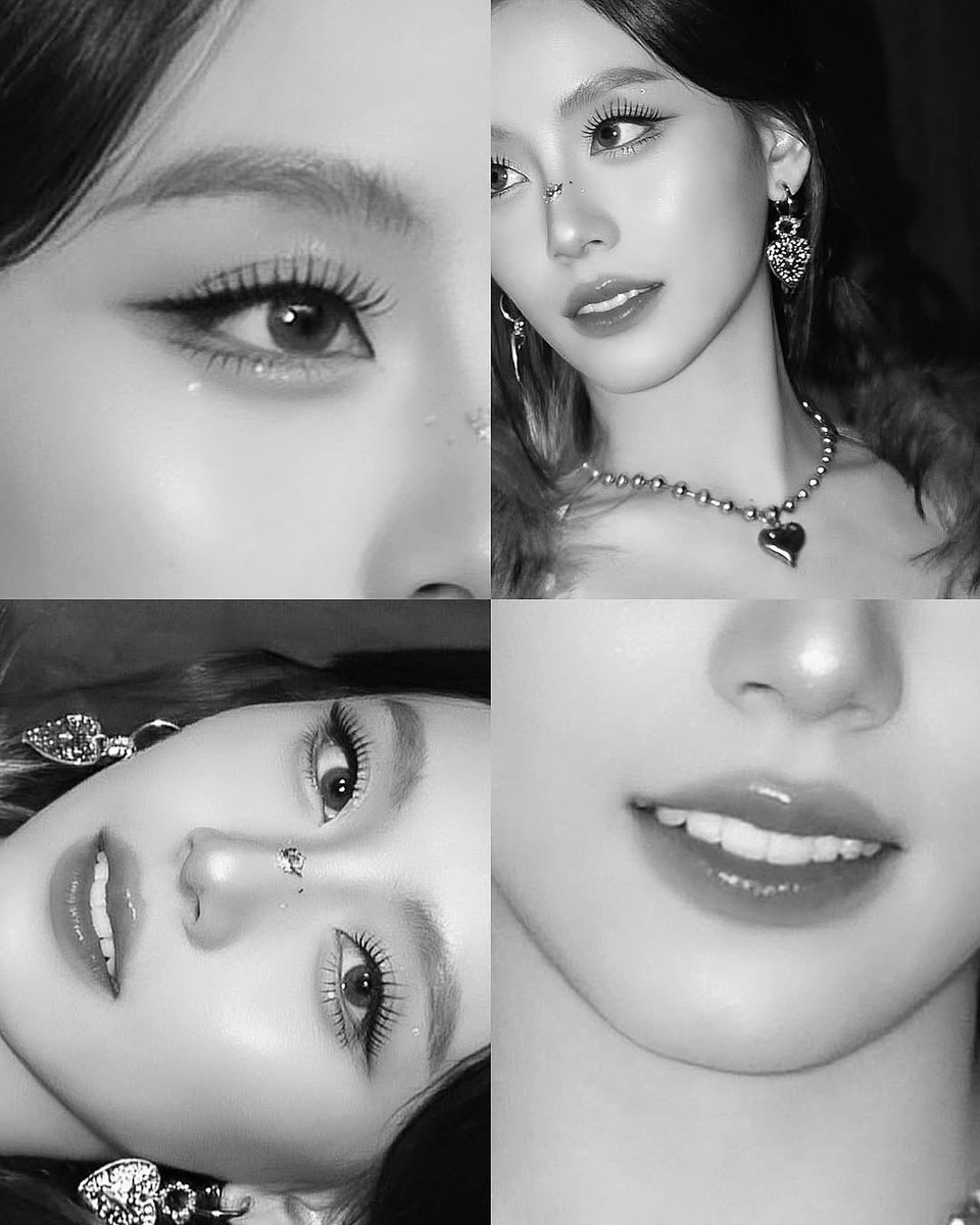 Blush so soft, eyes that shimmer, and lips with a glossy touch. 💭🧺🩰