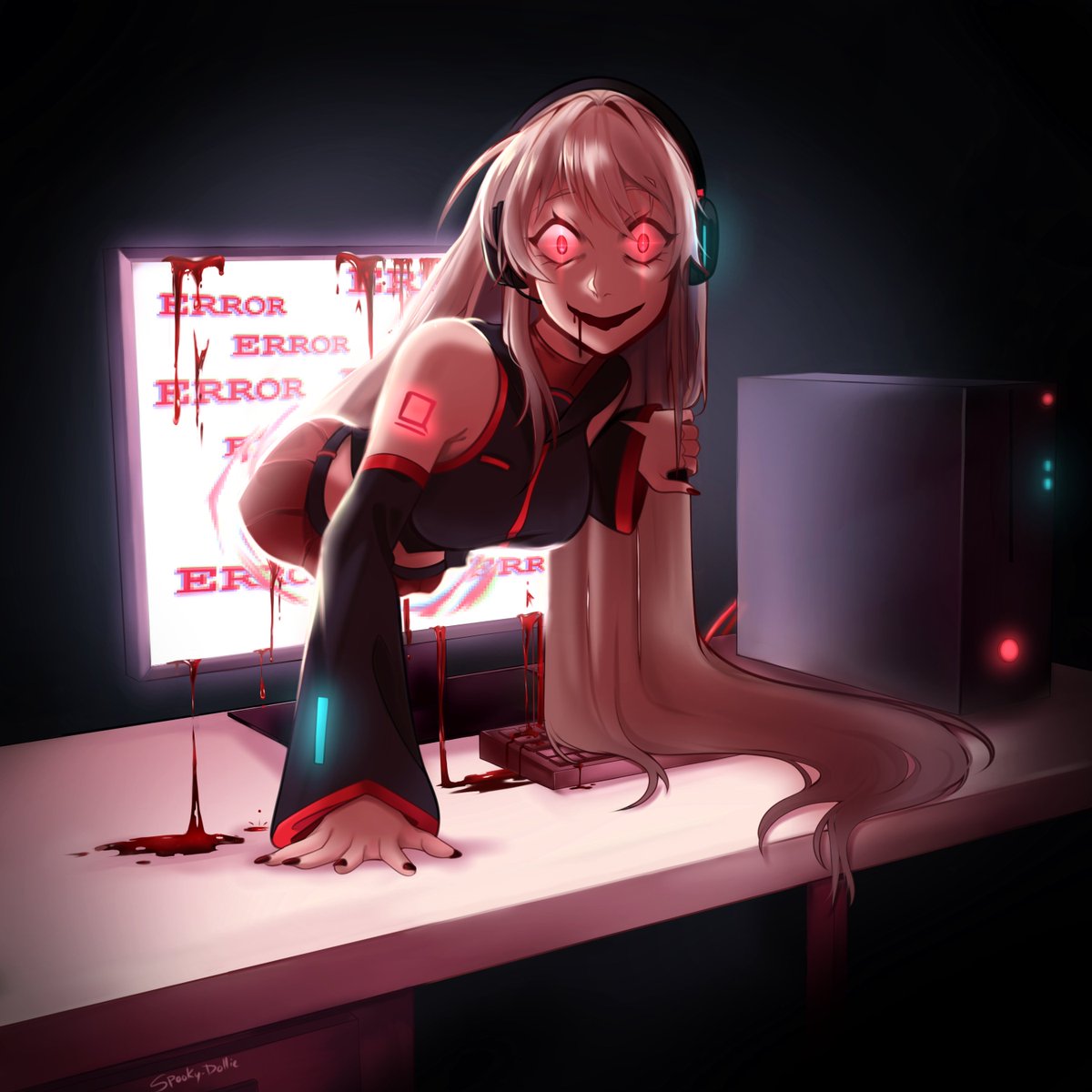 If you look up Sukone Tei she comes through your computer??  Σ(°ロ°) 

#Vocaloid  #UTAU #Sukonetei  #健音テイ