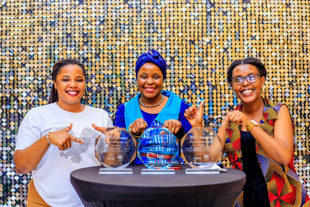 RechealAine's tweet photo. I extend my heartfelt gratitude to the incredible team  @MUBS_Entreship for their unwavering dedication and hard work in driving the program's success.

At the #NSSFHiInnovator Awards, we were honored to receive the three prestigious accolades.

#MUBSEIIC
@nssfug https://t.co/mnjcrQOcM8