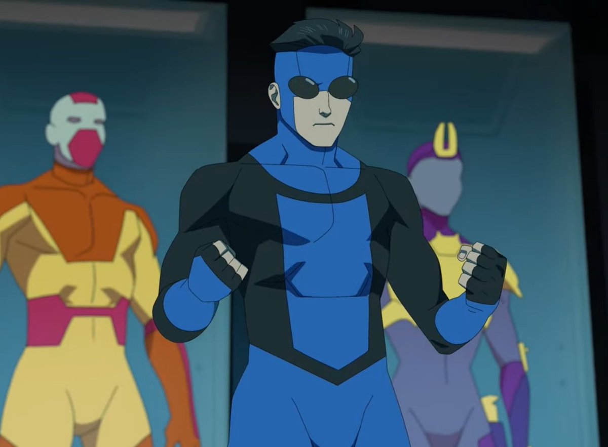 Invincible in his new suit for ‘INVINCIBLE’ Season 3.