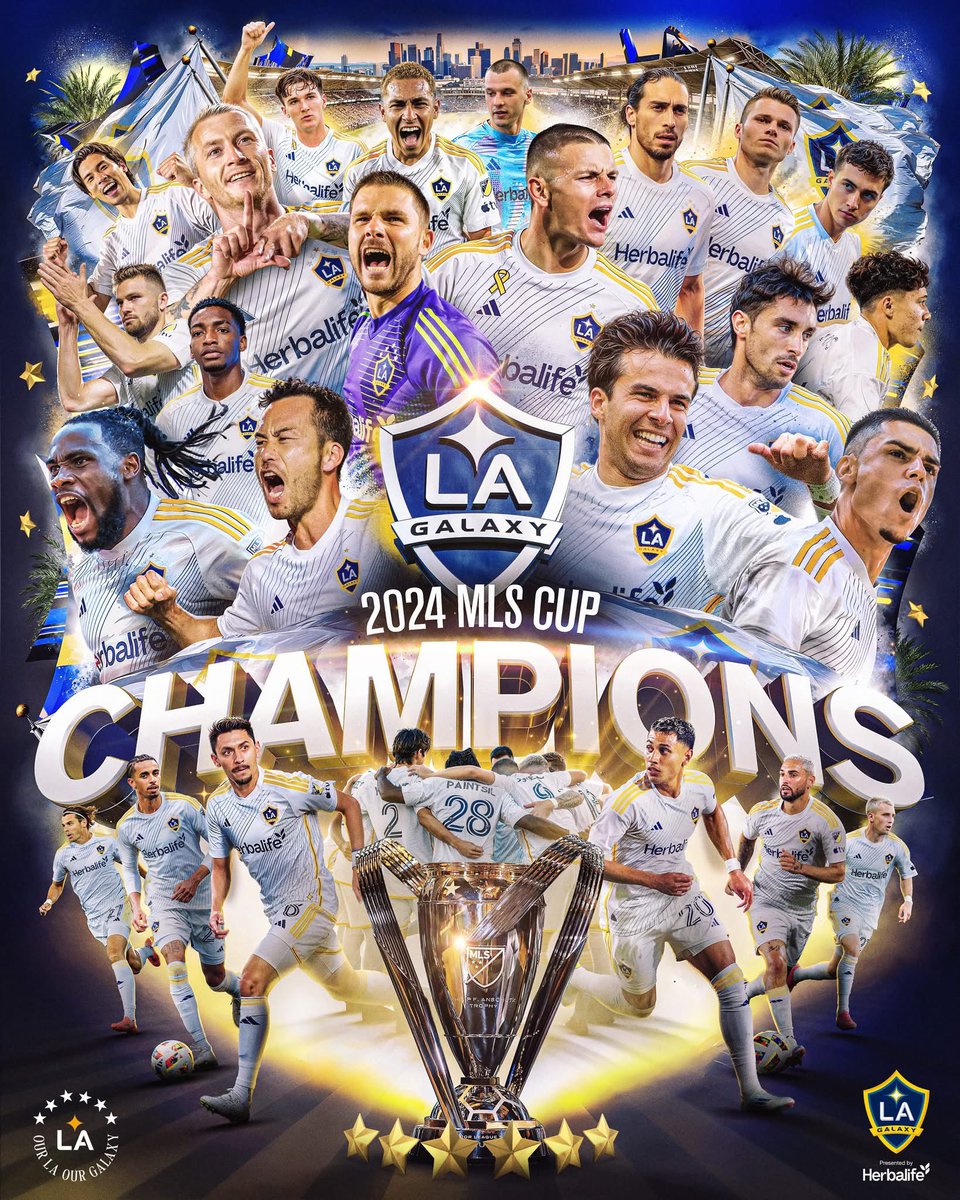 THE #LAGALAXY ARE 2024 MLS CUP CHAMPIONS.