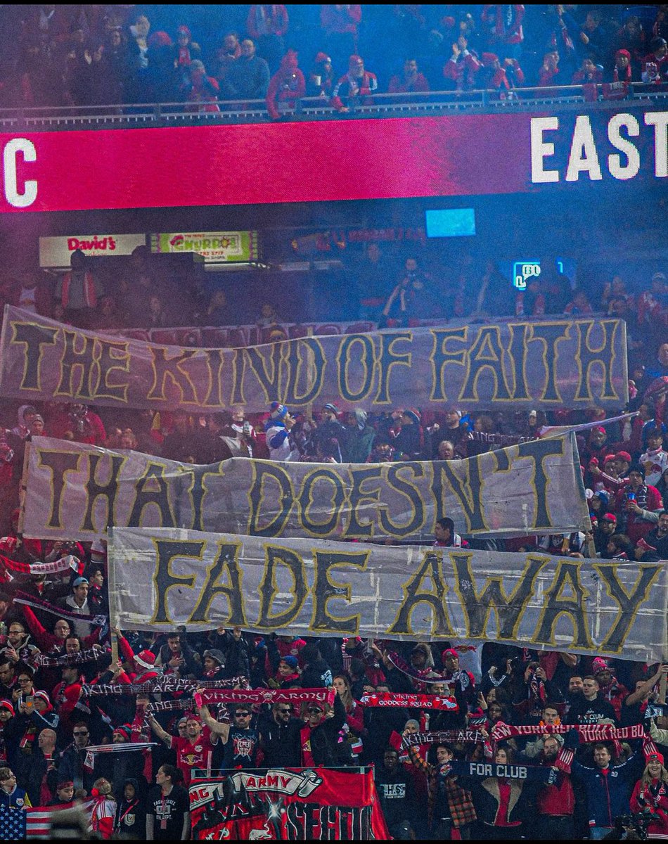 Couldn't be more proud. Fought their asses off to the end and gave it everything they had. One day, it'll happen for us. #RBNY