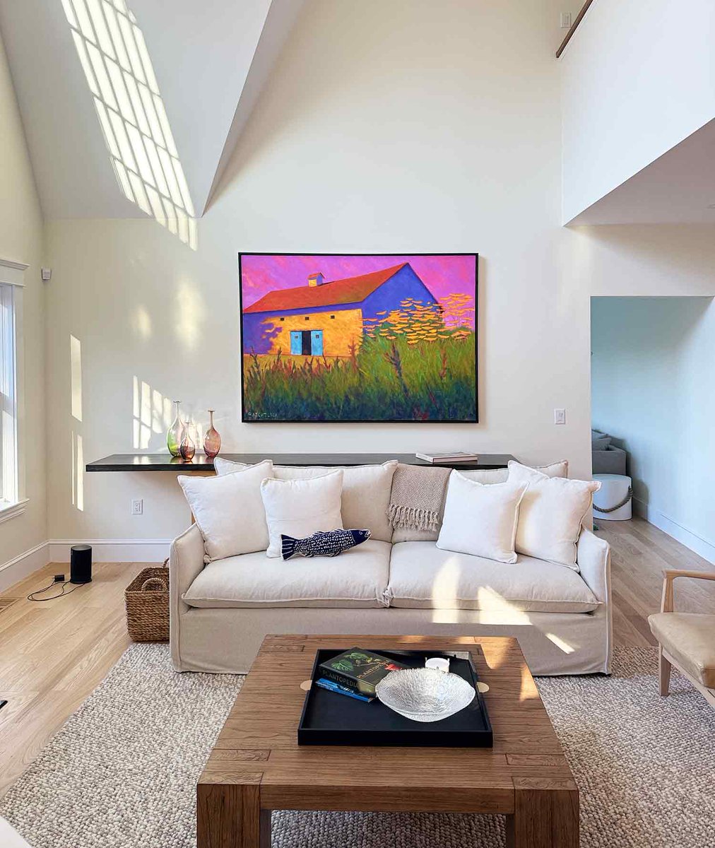 peterbatchelder's tweet photo. There is nothing more rewarding than seeing a piece installed in buyer's home, and hearing how happy they are with the work. Such is the case with "Summer Garden" 70" x 52" now hanging in a beautiful light-filled home on Martha's Vineyard.
#art #artist #artinstallation #edgartown https://t.co/PzAizPAqgV