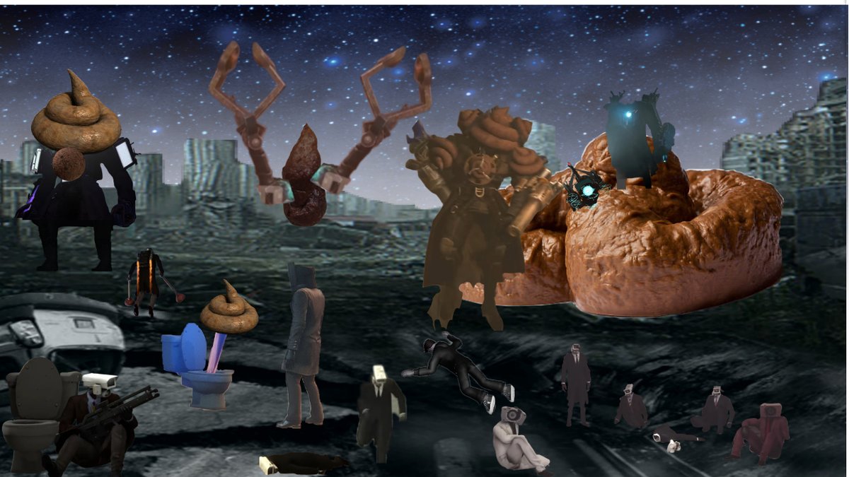 Graphix707's tweet photo. The poop attack!

(I spent days working on this.) https://t.co/CUn1nEnURE