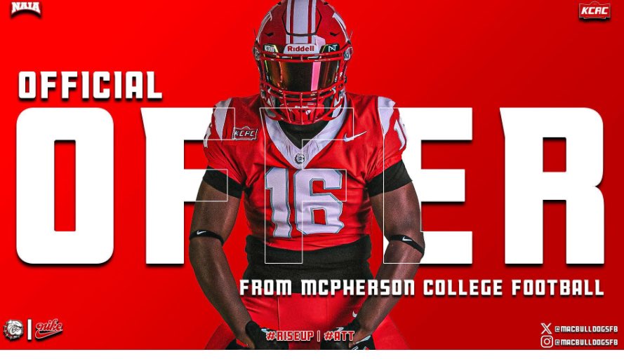 Brandon Mills (@brandonmills_99) on Twitter photo after having an amazing conversation with <a href="/CoachJenk1/">Chris Jenkins</a> i’m proud to announce that i have received a offer from <a href="/MACBulldogsFB/">McPherson Football</a>
<a href="/tswalker13/">Trent Walker</a> <a href="/mcgeheeben32/">Coach Mc</a>
<a href="/MagWestFootball/">Mustang Football</a> <a href="/MagISDAthletics/">Magnolia ISD Athletics</a> after having an amazing conversation with <a href="/CoachJenk1/">Chris Jenkins</a> i’m proud to announce that i have received a offer from <a href="/MACBulldogsFB/">McPherson Football</a>
<a href="/tswalker13/">Trent Walker</a> <a href="/mcgeheeben32/">Coach Mc</a>
<a href="/MagWestFootball/">Mustang Football</a> <a href="/MagISDAthletics/">Magnolia ISD Athletics</a>