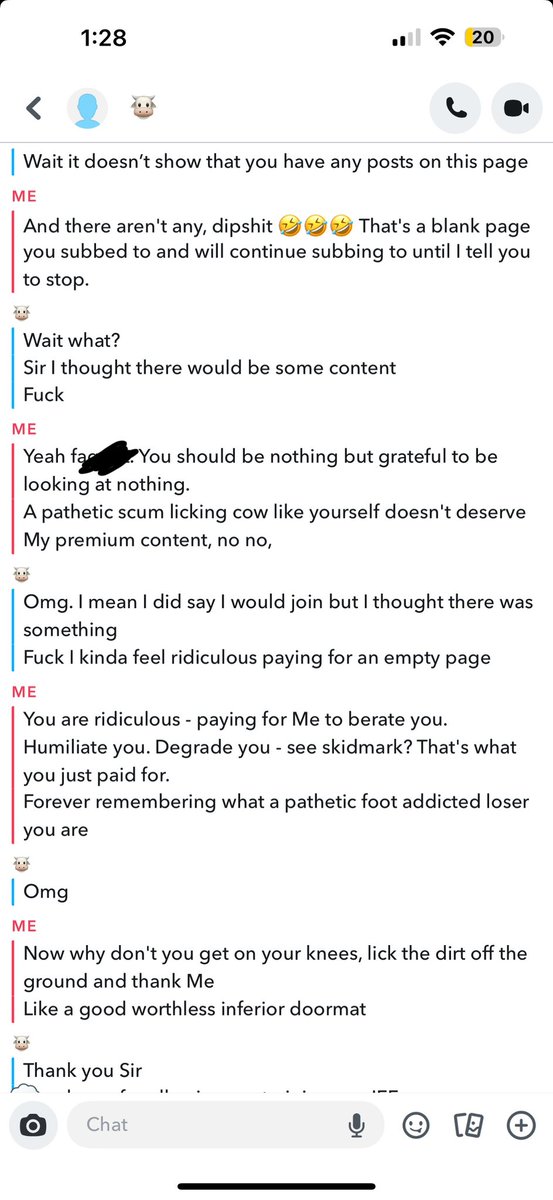 mikeystonexxx's tweet photo. Dumb cows will pay for what I tell them to. This stupid cow subscribed to My empty JFF 🤣. $10 a month, reminding him what a dumb f4g he is.

DM - I'll send you the link too 🤣 https://t.co/RZHUO4sAa4