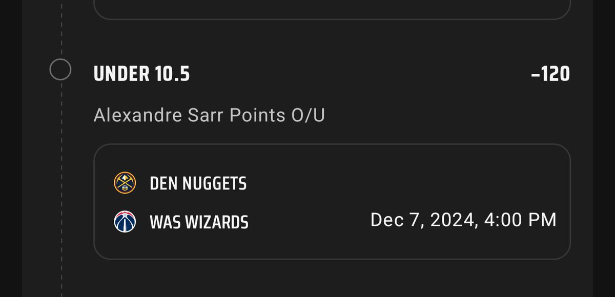 Rockyourworld95's tweet photo. @quiscapalot Damn had this in a parlay lol https://t.co/nhyxxeZbpO