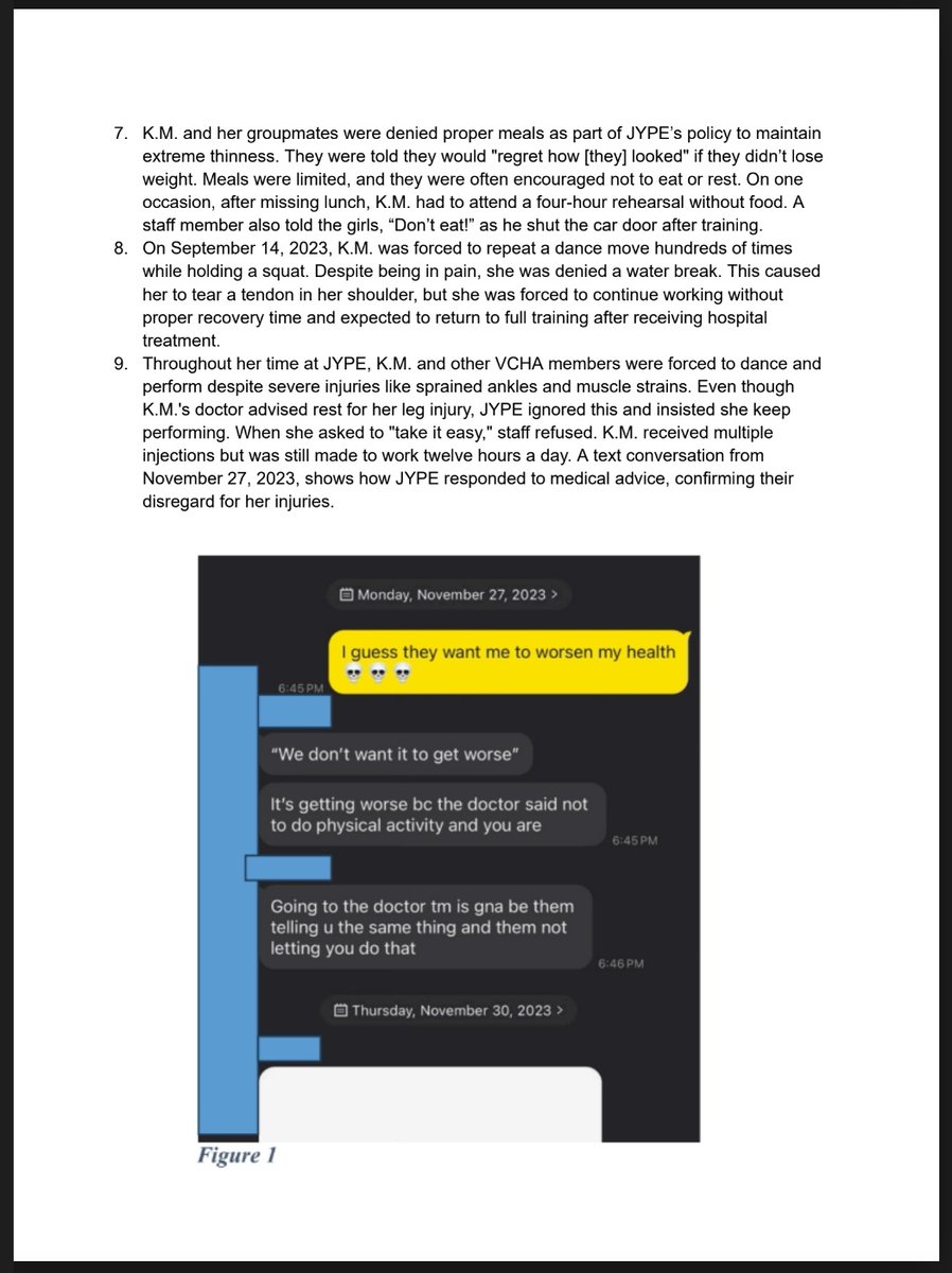 Kaylee_text's tweet photo. This is crazy. FUCK JYPE. WE STAND WITH KG.

#FightingforVCHA #WeLoveYouKG #AlwaysWithKG https://t.co/YsbQYksMzs