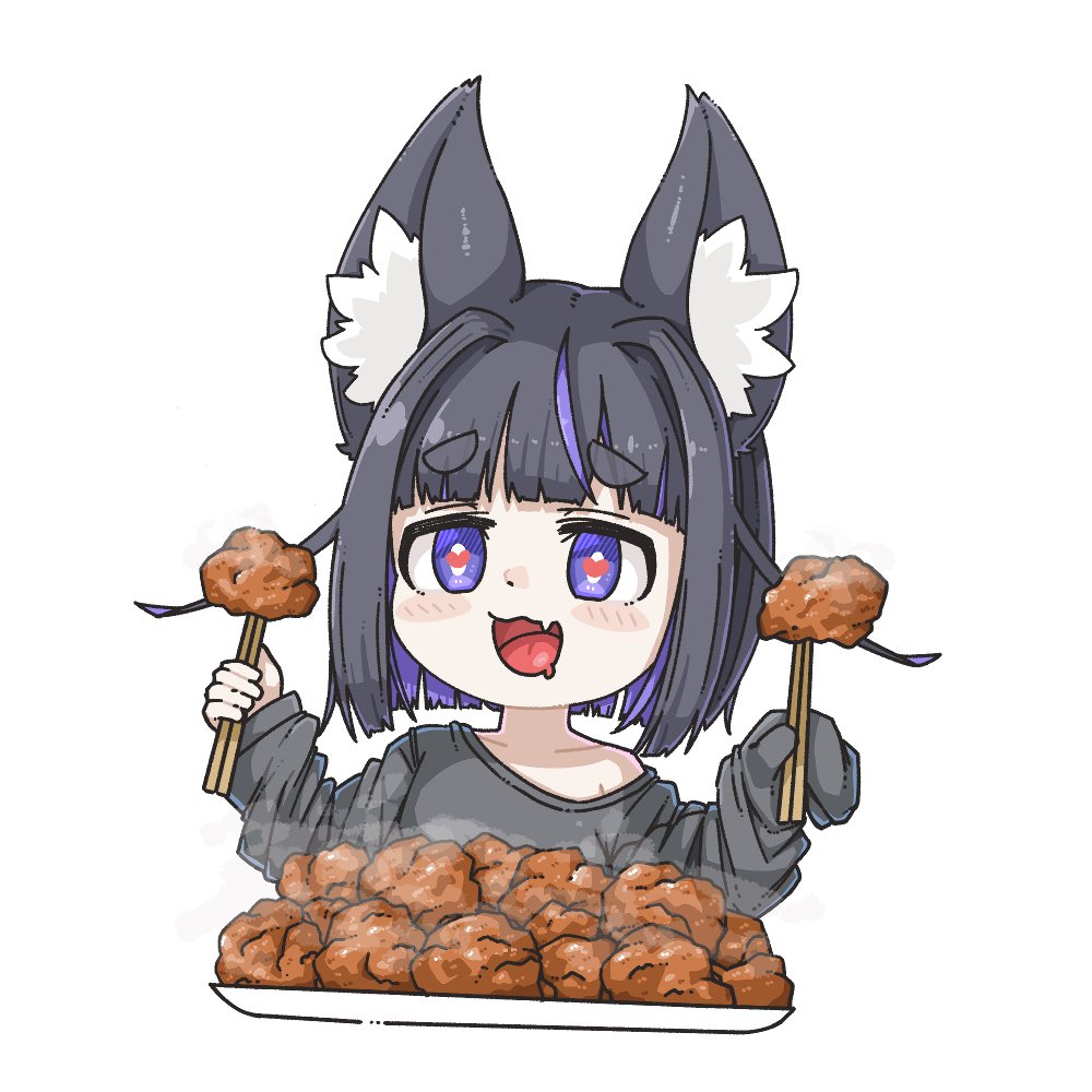 「唐揚げ睡蓮ちゃん 」|毛玉猫🍄＠Skeb募集中のイラスト