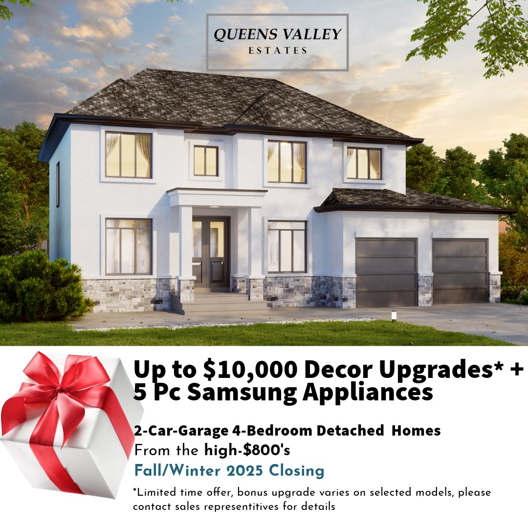 NOCDevelopment's tweet image. Join us this Sunday from 2:00 PM to 4:00 PM for an unforgettable Open House experience at Queens Valley Estates! Discover beautifully designed preconstruction homes crafted for comfort and luxury!

💎 $10,000 in decor upgrades
🎁 A 5-piece Samsung appliance package