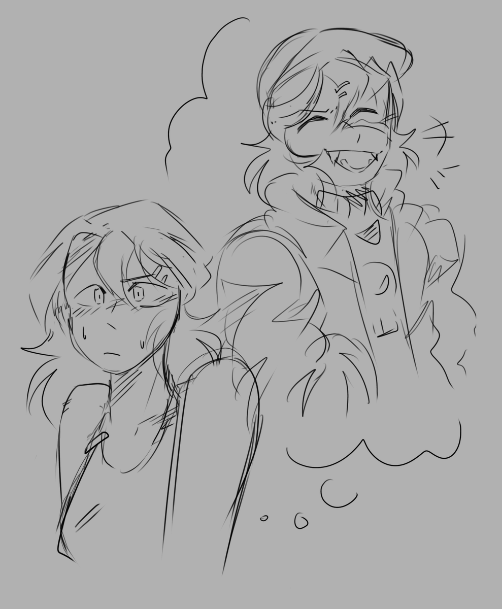alixyxi's tweet photo. him and his stupid evil smile

(kyoko x griefer = leafysuitcase?? leafcase?? something about flowers???)

#blocktales https://t.co/ZKVHFQ6Nlt