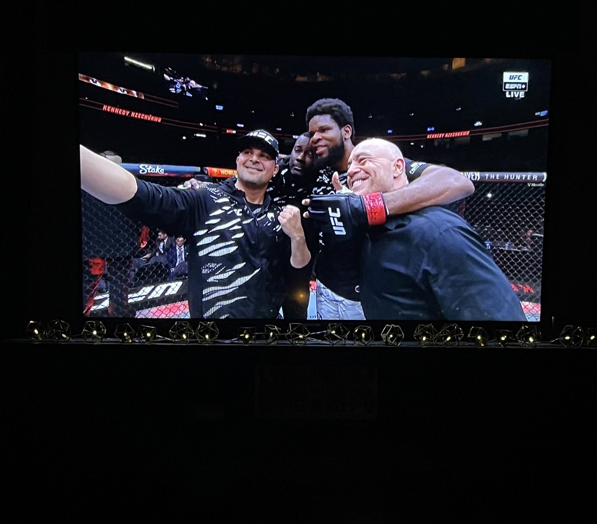 faryalmohammed's tweet photo. Incredible start to #UFC310 with a first round knockout by Kennedy Nzechukwu #TeamFortis https://t.co/Umy9R8WlLY