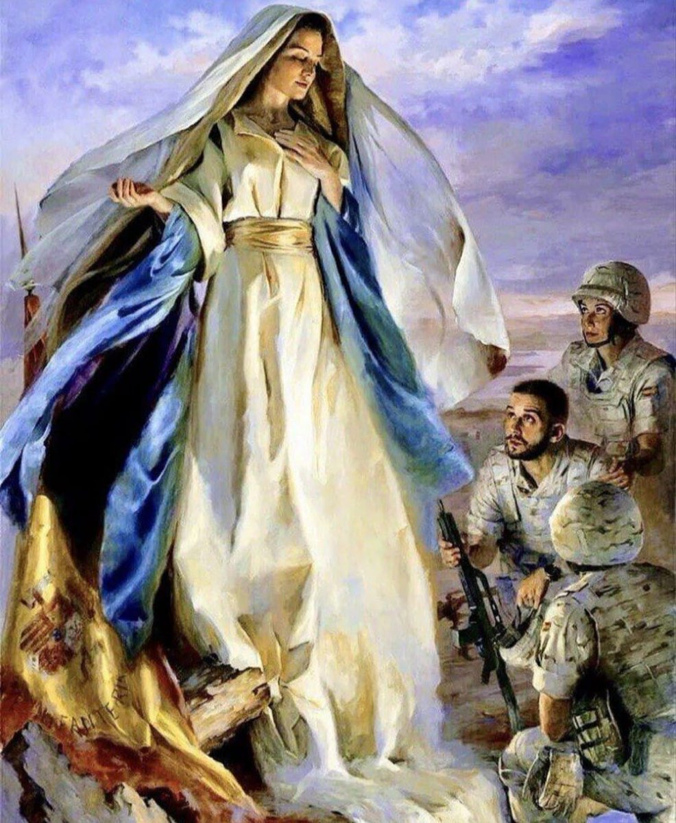 laa_jesus's tweet photo. #8diciembre Los infantes españoles prefieren la muerte a la deshonra. Ya hablaremos de capitulación después de muertos. Ocurrió en 1585 en Flandes, cuando los Tercios españoles lograron una victoria heróica ante los flamencos. #LaInmaculada Patrona de la Infantería y de España https://t.co/M6GA0qrPnA