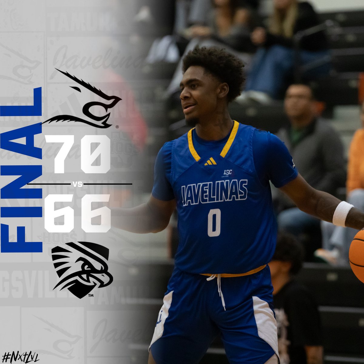 Final, Javelinas win!

Texas A&amp;M-Kingsville never trailed in Odessa, as both Zyon Little and Isaiah Payne go for 20+ points!

#NextLevel🐗🏀